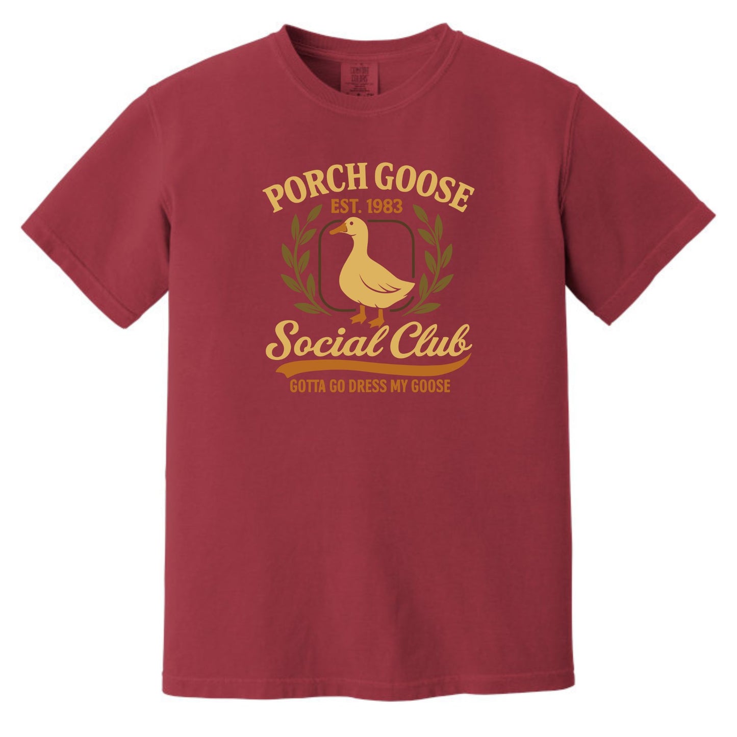 Porch Goose Social Club - Comfort Colors ® Heavyweight Ring Spun T-shirt