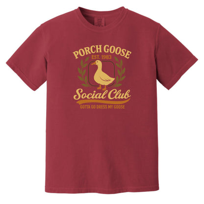 Porch Goose Social Club - Comfort Colors ® Heavyweight Ring Spun T-shirt