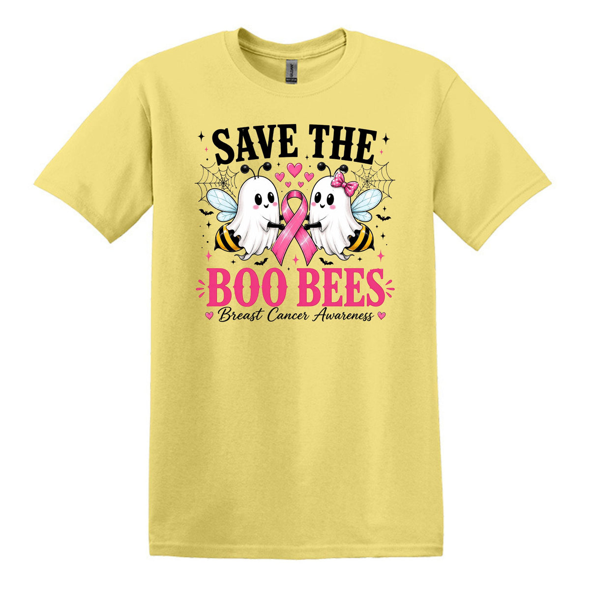 Save the Boo Bees - Breast Cancer Awareness - Gildan Softstyle T-shirt