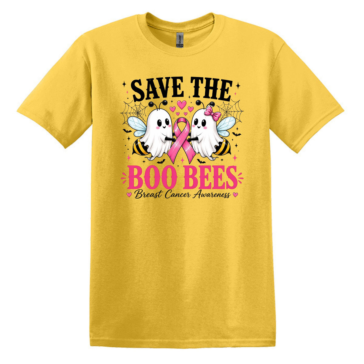 Save the Boo Bees - Breast Cancer Awareness - Gildan Softstyle T-shirt