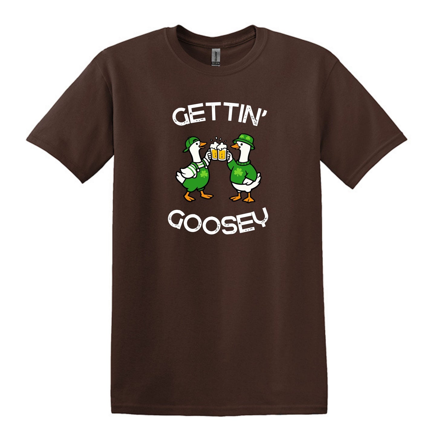 Gettin' Goosey - Fun Irish Heavy Cotton T-shirt