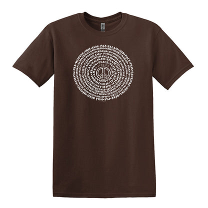 Can You Say PEACE - Gildan Heavy Cotton Unisex T-shirt - artwork designed by Cynthia NeJame