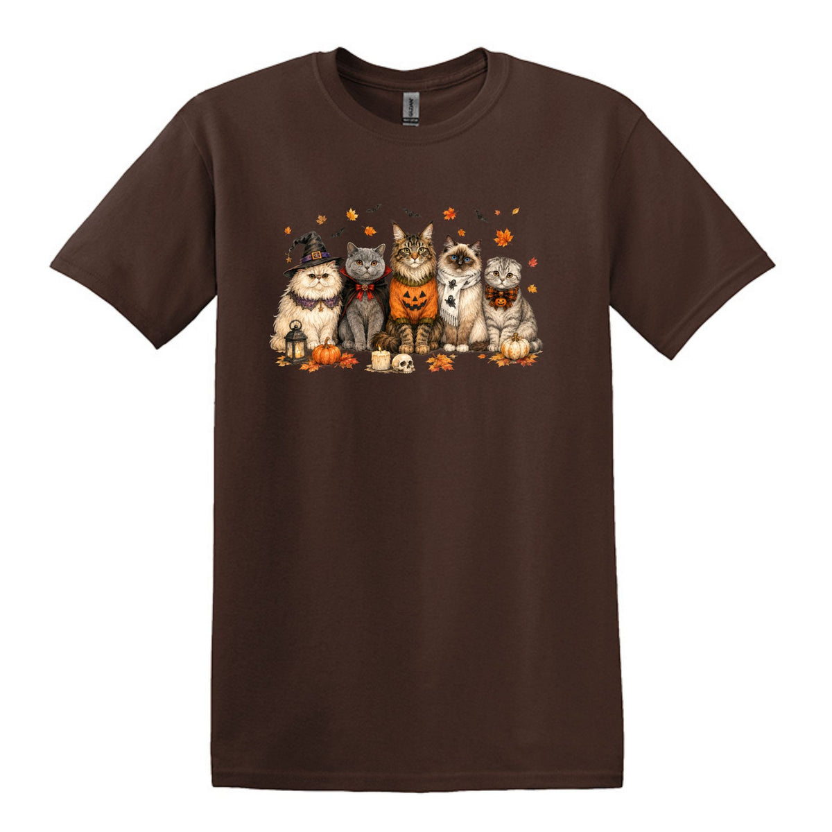 Halloween Cats -  Heavy Cotton Unisex T-shirt