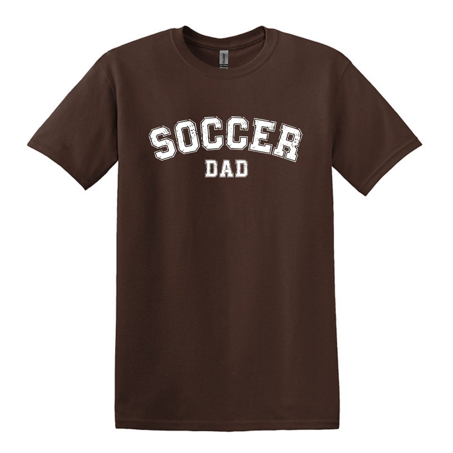 Soccer Mom / Dad - Distressed Athletic Artwork | Heavy Cotton Unisex T-shirt