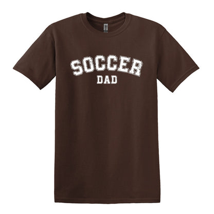 Soccer Mom / Dad - Distressed Athletic Artwork | Heavy Cotton Unisex T-shirt