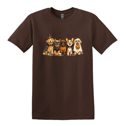 Halloween Pups -  Heavy Cotton Unisex T-shirt