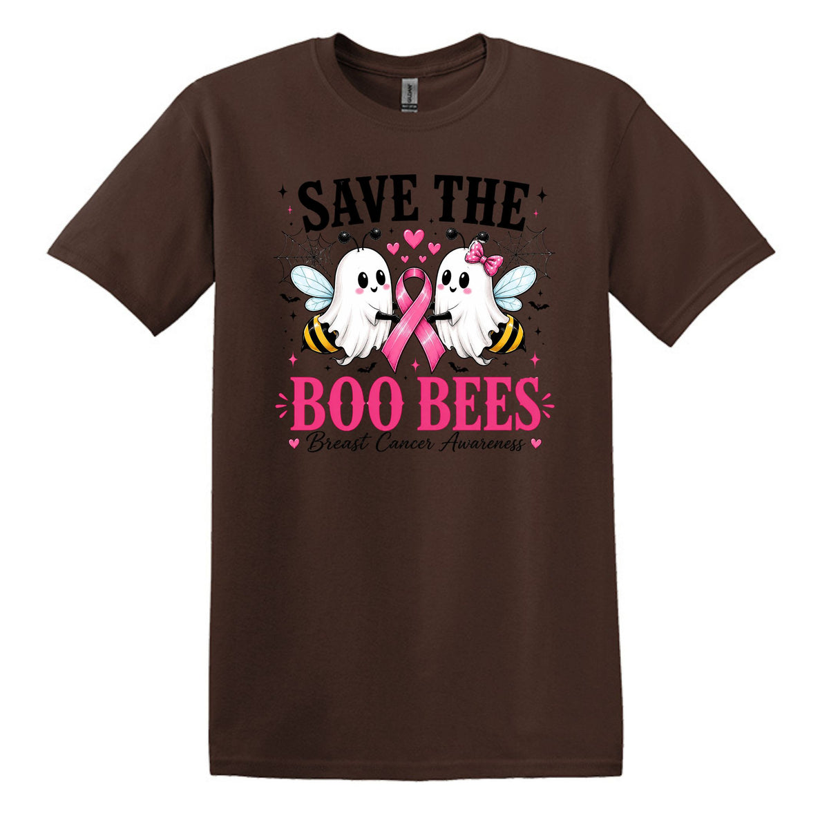 Save the Boo Bees - Breast Cancer Awareness - Gildan Softstyle T-shirt