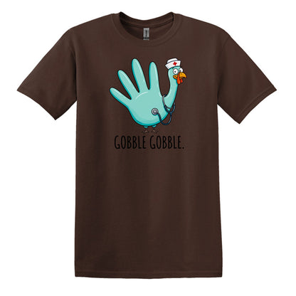 Gobble Gobble Rubber Glove Thanksgiving Nurse – Gildan® Softstyle™ T-Shirt