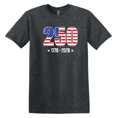 250 Anniversary Tee - 1776-2026 - Gildan Softstyle T-shirt