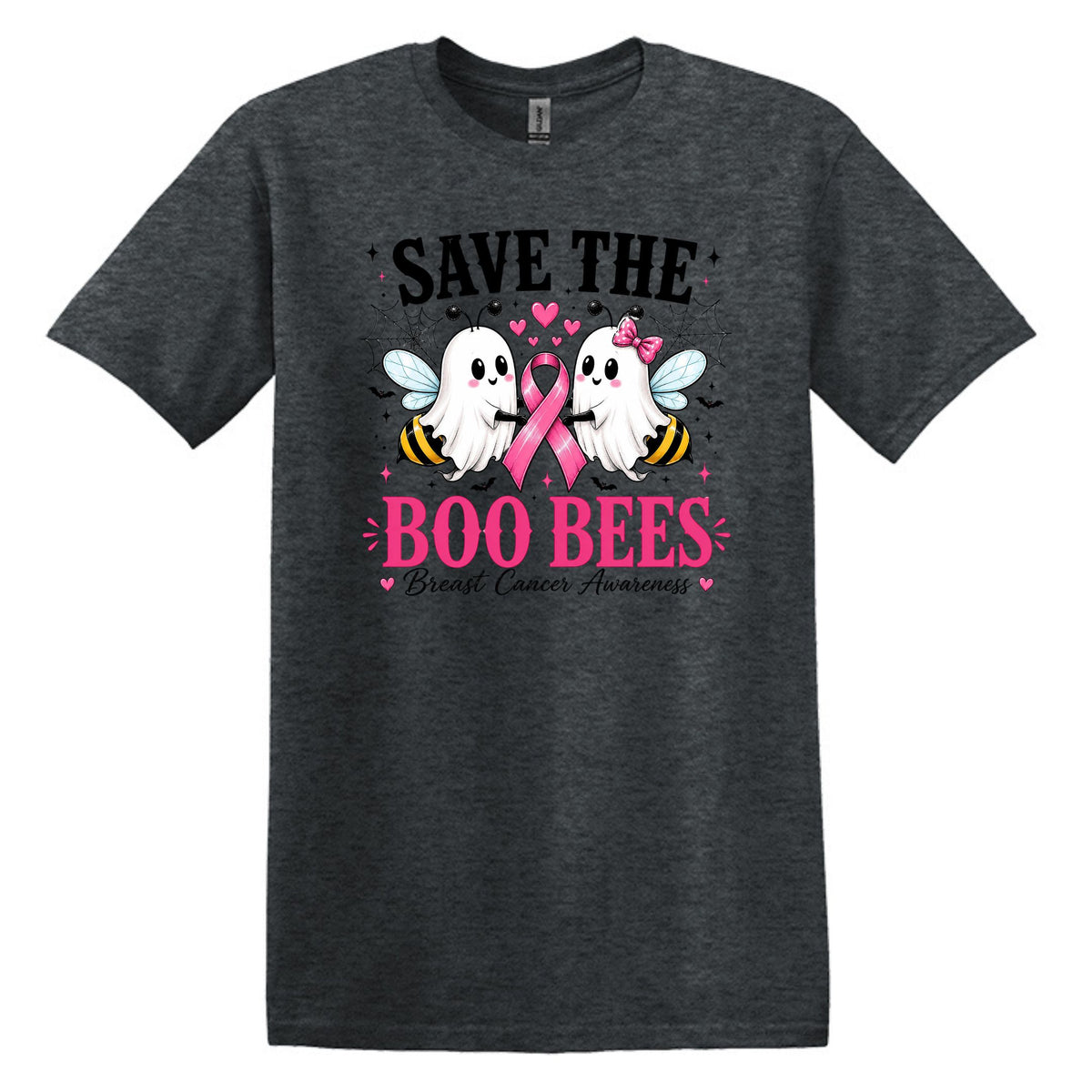 Save the Boo Bees - Breast Cancer Awareness - Gildan Softstyle T-shirt