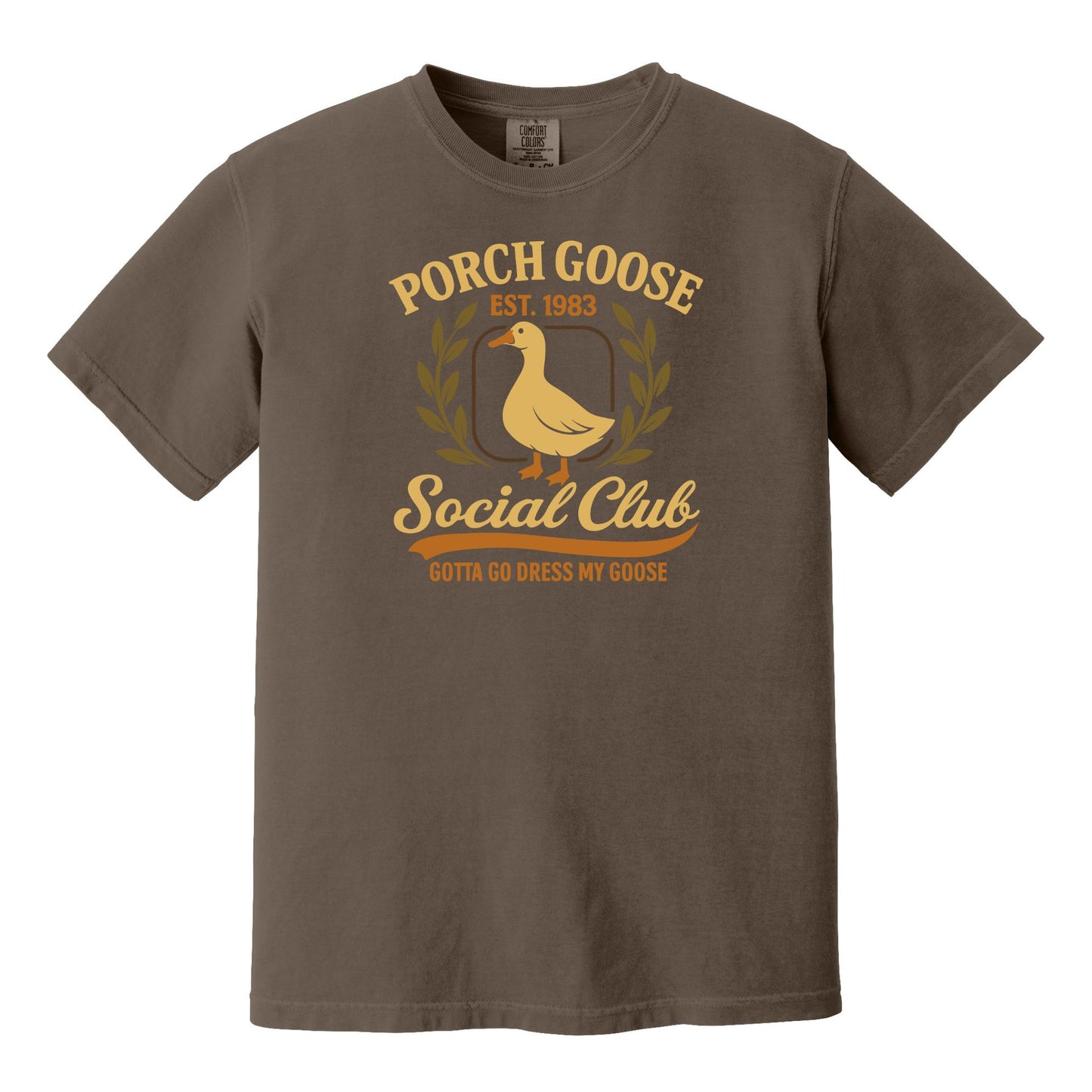 Porch Goose Social Club - Comfort Colors ® Heavyweight Ring Spun T-shirt