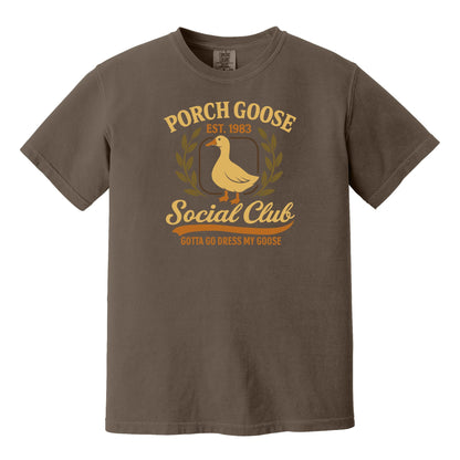 Porch Goose Social Club - Comfort Colors ® Heavyweight Ring Spun T-shirt