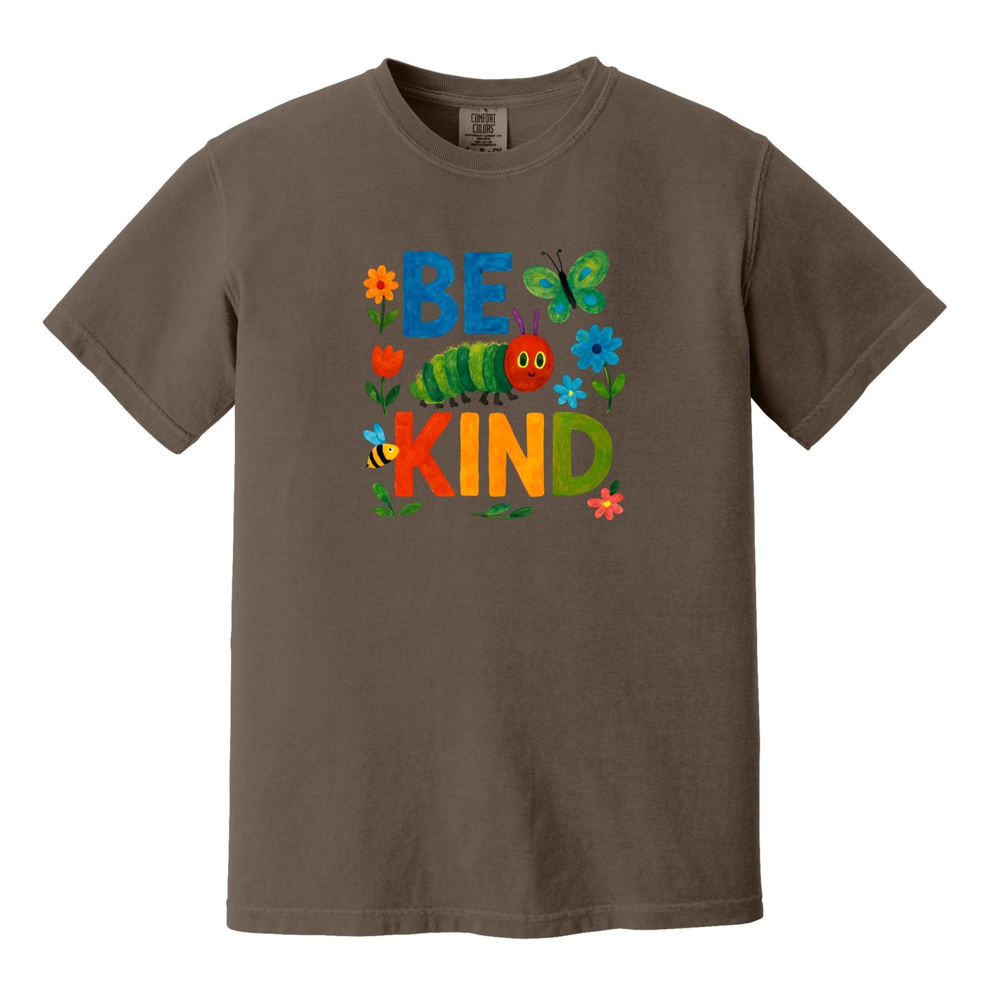 Be Kind Caterpillar T-Shirt - Comfort Colors ® Heavyweight Ring Spun Tee