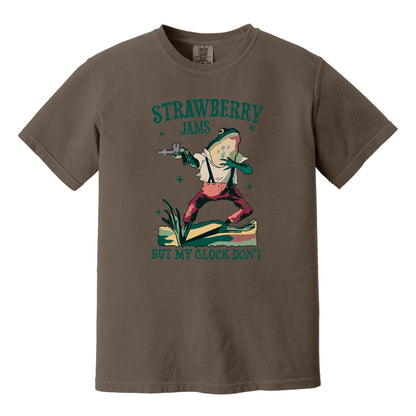 Strawberry Jams but my Glock Don't - Funny Frog Meme Comfort Colors ® Heavyweight Ring Spun T-shirt