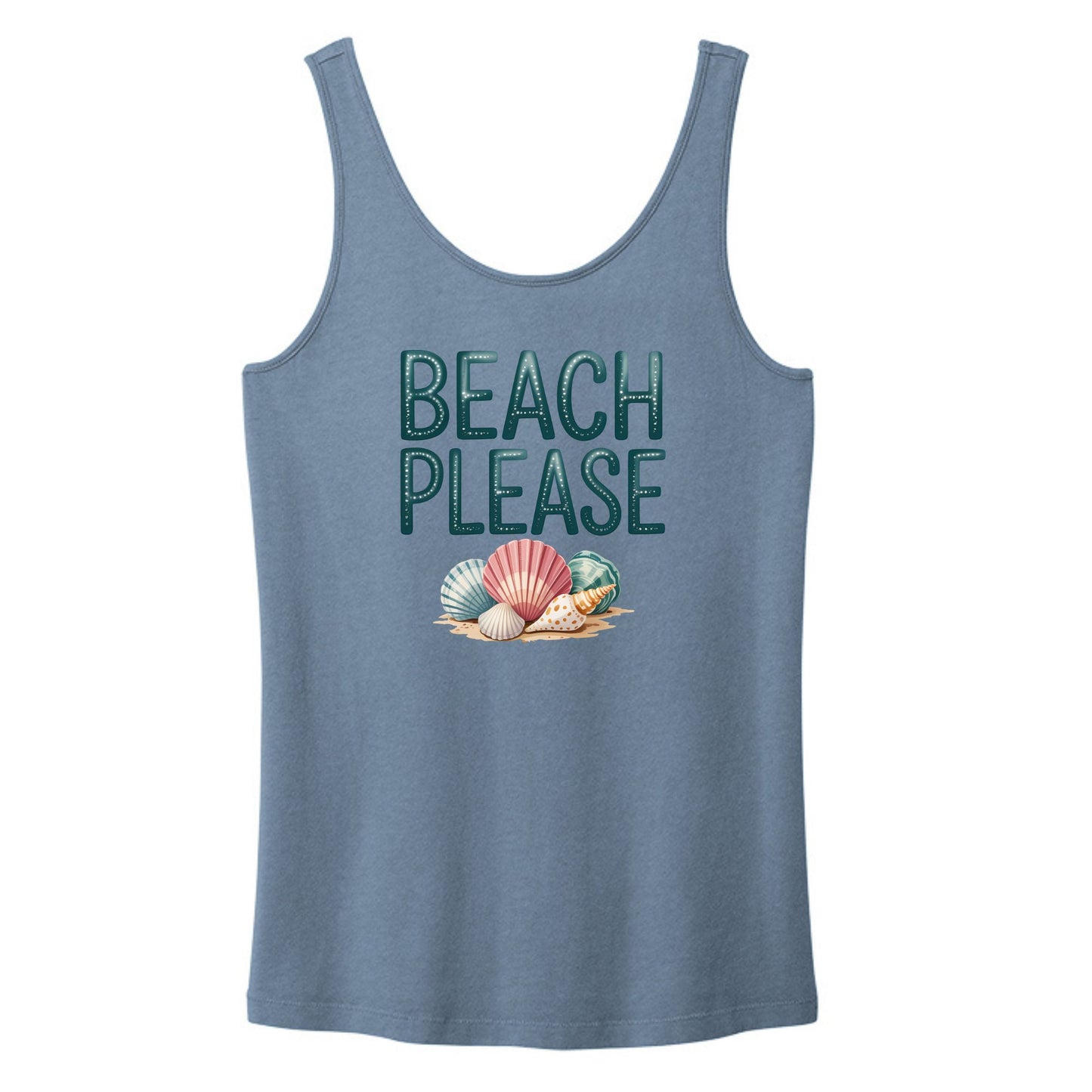 Beach Please - Beach Washed Women's Tank