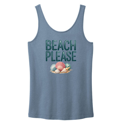 Beach Please - Beach Washed Women's Tank
