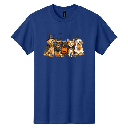 Halloween Pups -  Heavy Cotton Unisex T-shirt