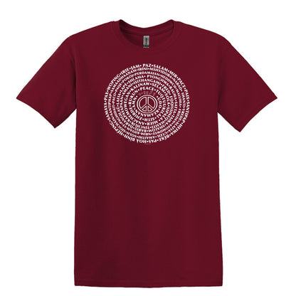 Can You Say PEACE - Gildan Heavy Cotton Unisex T-shirt - artwork designed by Cynthia NeJame