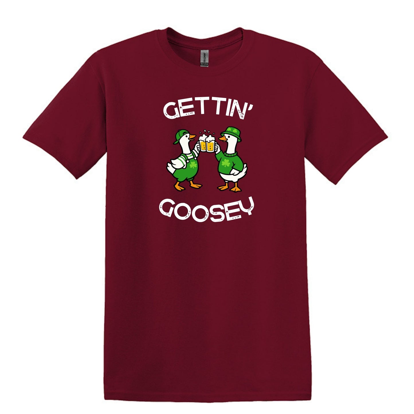 Gettin' Goosey - Fun Irish Heavy Cotton T-shirt