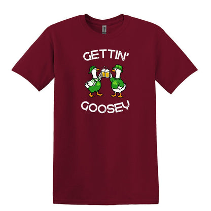 Gettin' Goosey - Fun Irish Heavy Cotton T-shirt