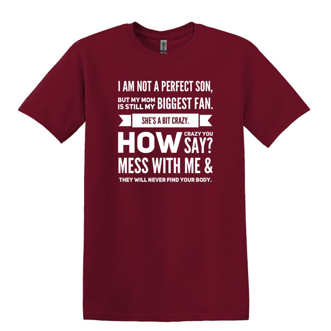 I am not a perfect son - Gildan Heavy Cotton T-shirt