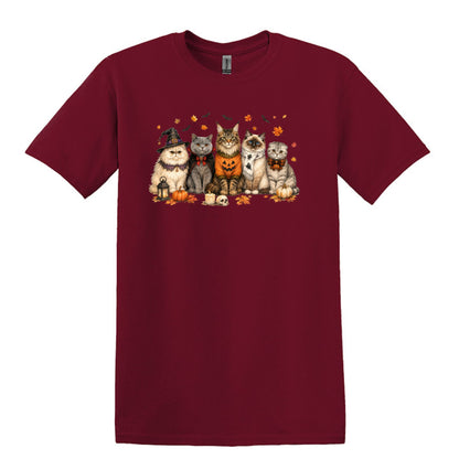 Halloween Cats -  Heavy Cotton Unisex T-shirt