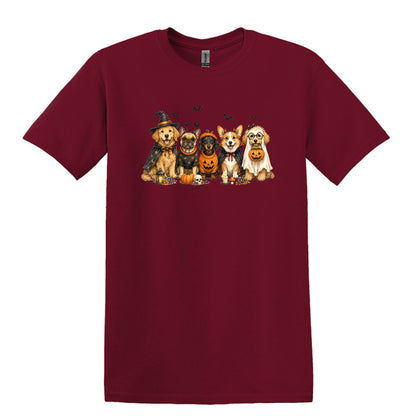 Halloween Pups -  Heavy Cotton Unisex T-shirt