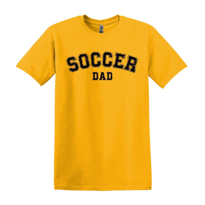 Soccer Mom / Dad - Distressed Athletic Artwork | Heavy Cotton Unisex T-shirt