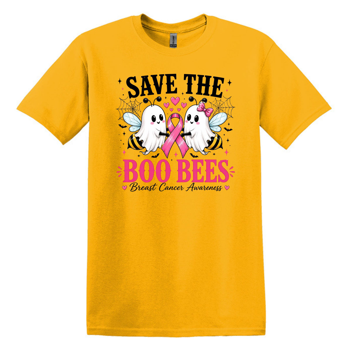 Save the Boo Bees - Breast Cancer Awareness - Gildan Softstyle T-shirt