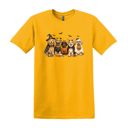 Halloween Pups -  Heavy Cotton Unisex T-shirt