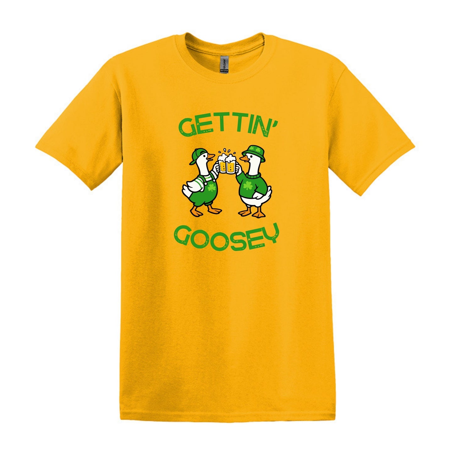 Gettin' Goosey - Fun Irish Heavy Cotton T-shirt