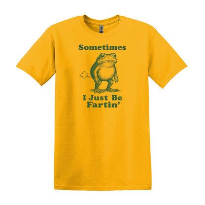 Sometimes I Just Be Fartin' - Funny Frog T-shirt