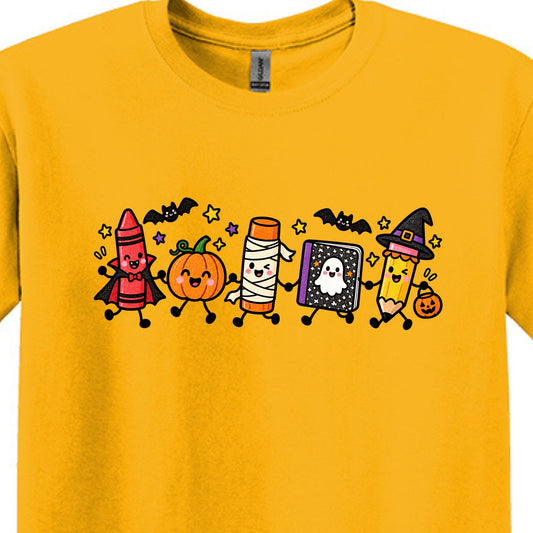 Teacher Halloween Doodle Art – Gildan® Softstyle™ T-Shirt