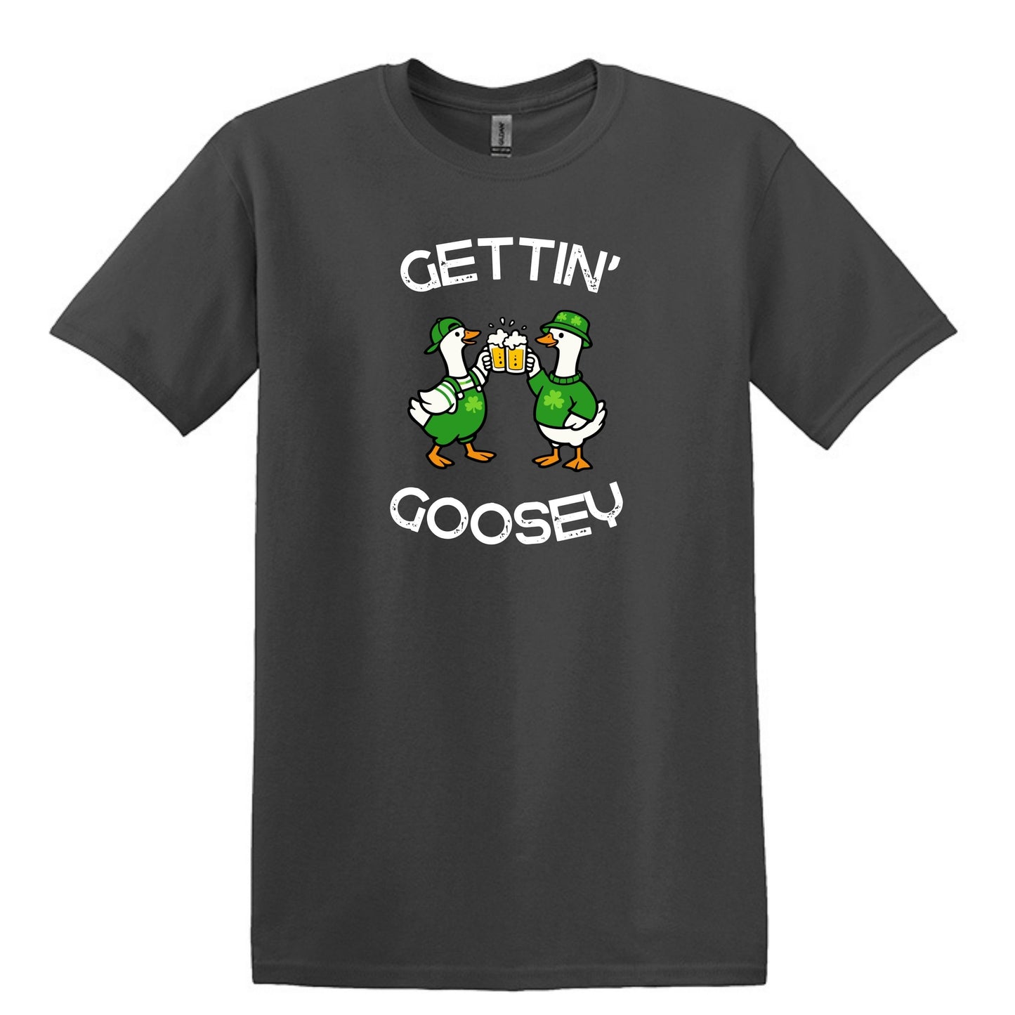 Gettin' Goosey - Fun Irish Heavy Cotton T-shirt