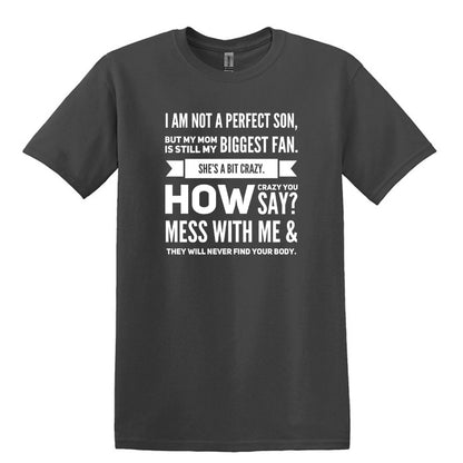 I am not a perfect son - Gildan Heavy Cotton T-shirt