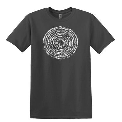Can You Say PEACE - Gildan Heavy Cotton Unisex T-shirt - artwork designed by Cynthia NeJame
