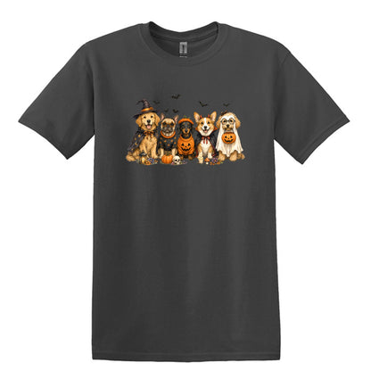 Halloween Pups -  Heavy Cotton Unisex T-shirt