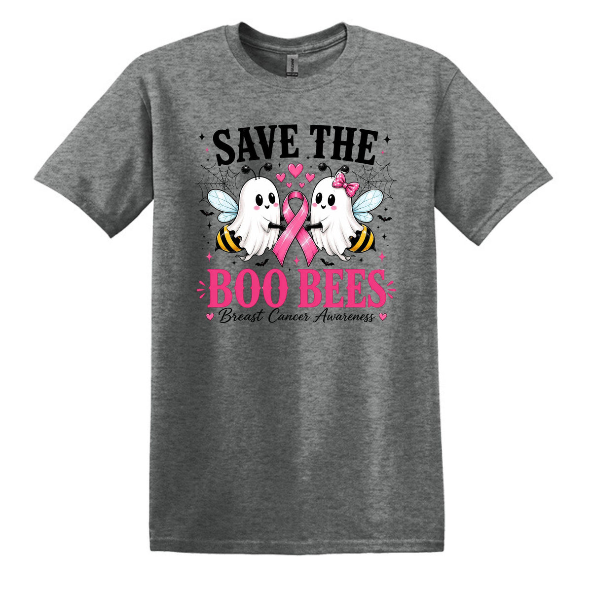 Save the Boo Bees - Breast Cancer Awareness - Gildan Softstyle T-shirt