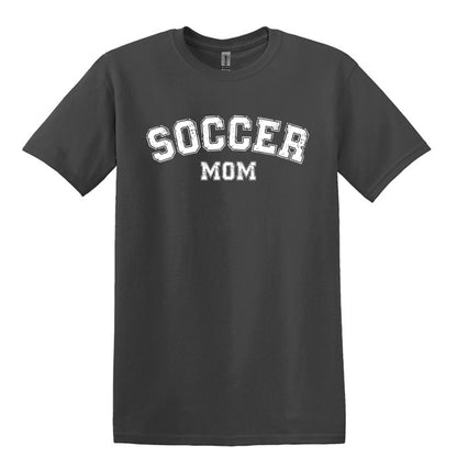 Soccer Mom / Dad - Distressed Athletic Artwork | Heavy Cotton Unisex T-shirt