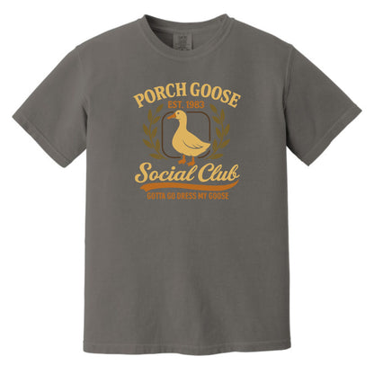 Porch Goose Social Club - Comfort Colors ® Heavyweight Ring Spun T-shirt