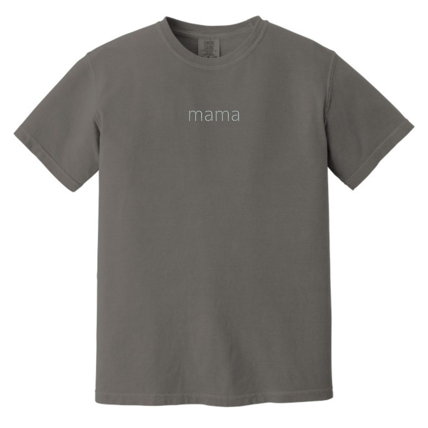 MAMA Minimalist Monochrome Embroidered Comfort Colors® T-Shirt