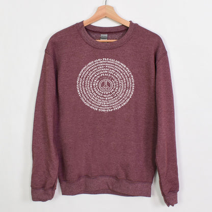 Can You Say PEACE - Gildan Crewneck - artwork designed by Cynthia NeJame