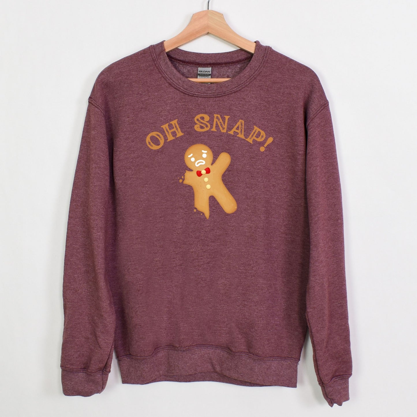 OH SNAP!  Fun and Festive Gingerbread Cookie Sweatshirt