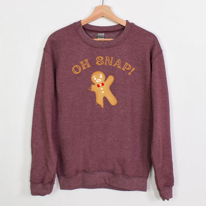 OH SNAP!  Fun and Festive Gingerbread Cookie Sweatshirt