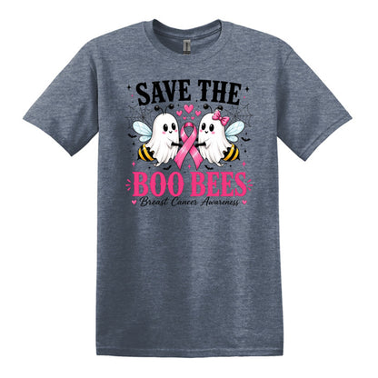 Save the Boo Bees - Breast Cancer Awareness - Gildan Softstyle T-shirt
