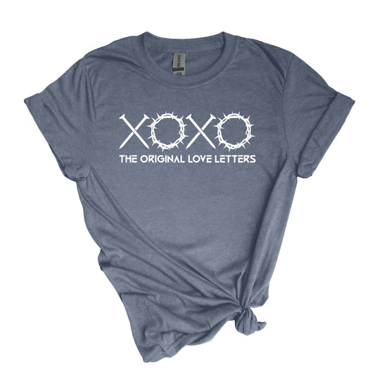 The Original Love Letters - XOXO - Adult Unisex Soft T-shirt