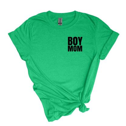BOY MOM - Adult Soft-style T-shirt