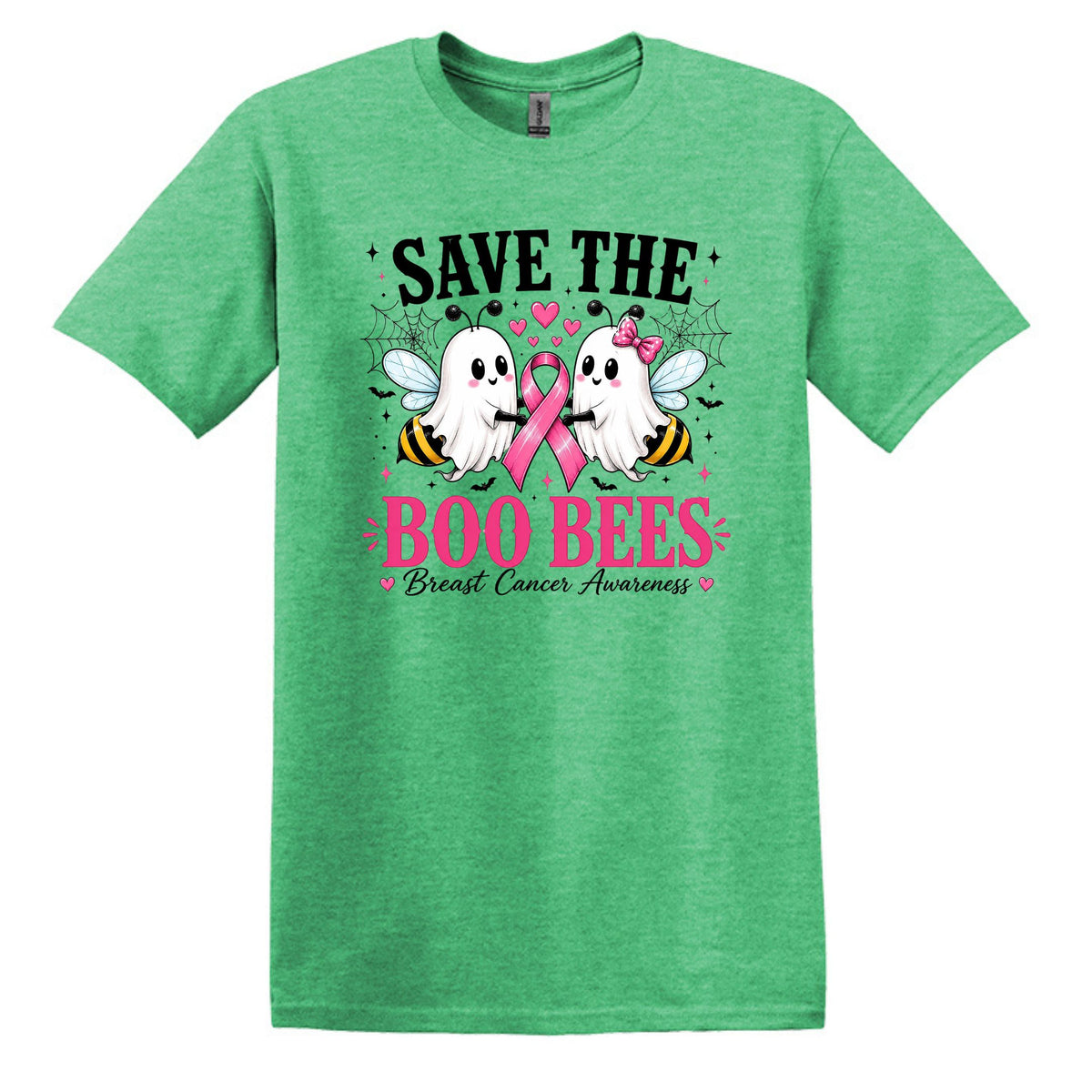 Save the Boo Bees - Breast Cancer Awareness - Gildan Softstyle T-shirt