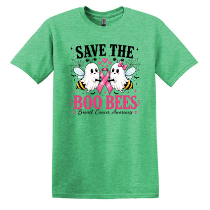 Save the Boo Bees - Breast Cancer Awareness - Gildan Softstyle T-shirt