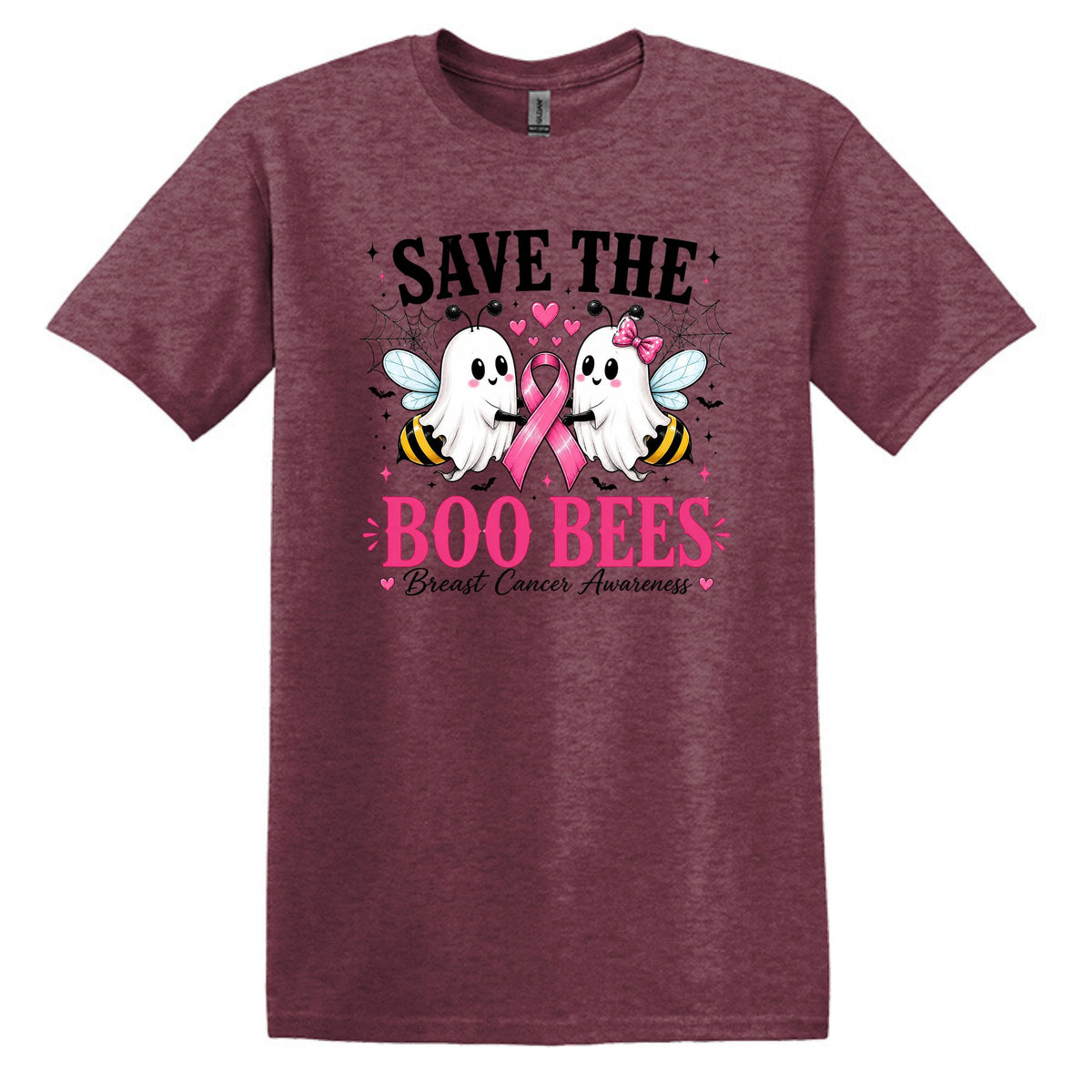 Save the Boo Bees - Breast Cancer Awareness - Gildan Softstyle T-shirt